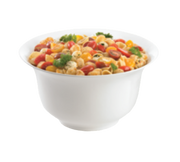 Tablecraft CW3130N 3.25 Qt. Natural Cast Aluminum Tulip Salad Bowl