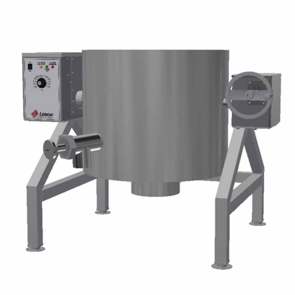 AccuTemp Edge Series ALLEC-40-QS Electric 2/3 Steam Jacketed Kettle | 40 Gallon