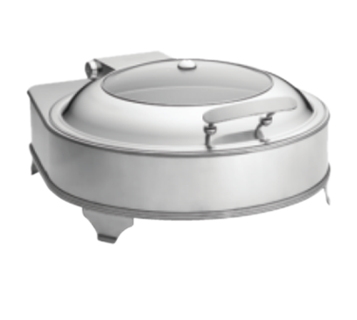 Tablecraft CW40164 Round Induction Chafing Dish w/ Stand | 4 Qt.