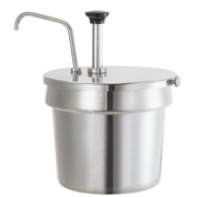 Server 83910 Stainless Steel Locking Inset Pump For 7 qt. Vegetable Inset