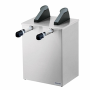 Server 07140 Express Twin Pump Stainless Steel Countertop Condiment Dispenser
