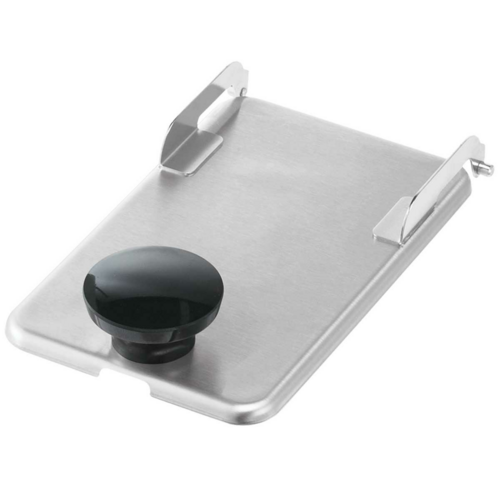 Server 87211 Stainless Steel Hinged & Notched Jar Lid, 1/9 Size