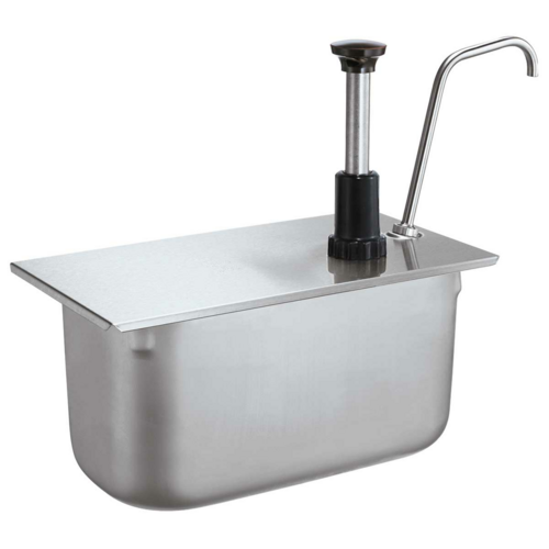 Server 83420 Stainless Steel Condiment Pump For 1/4 Size Food Pan