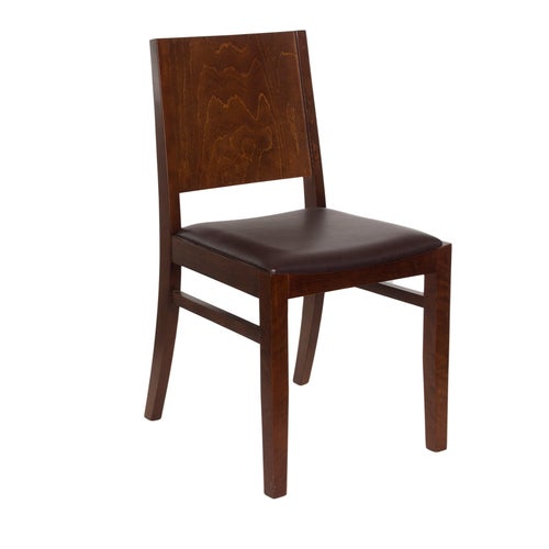 JustChair Manufacturing W79018-BLK Chair, Side, Indoor