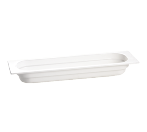 Tablecraft CW330N Half Size Long Natural Aluminum Food Pan | 2.5" Deep