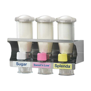 Server 80104 Wall-Mount Dry SweetStation Dispenser w/ Rack | (3) 14 oz Dispensers