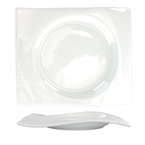 International Tableware VL-77 7-1/2" x 6-1/4" Plate/Saucer | Case of 12
