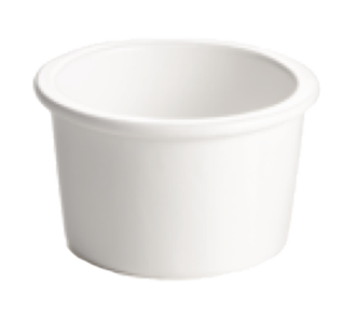 Tablecraft CW1665N Natural Cast Aluminum Round Condiment Bowl | 1.25 Qt.