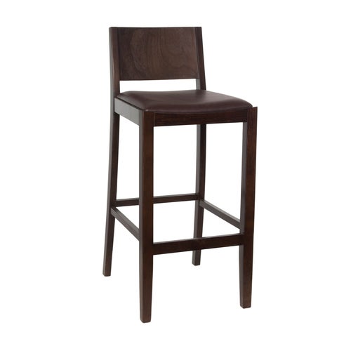 JustChair Manufacturing W79030-BLK Bar Stool, Indoor