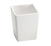 Tablecraft CW4012N Contemporary 3.25 Qt. Square Bowl | Natural Finish