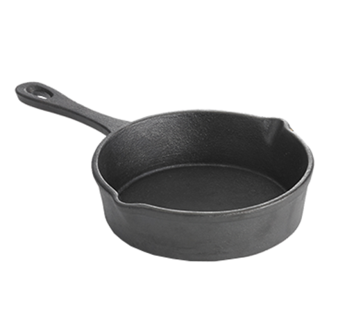 Tablecraft CW30108 Cast Iron 12 oz. Round Mini Skillet