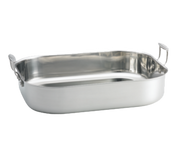 Tablecraft CW2034 11.3 qt Stainless Steel Induction Roaster | 16 5/8" x 13 5/8"