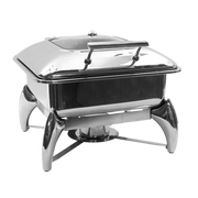 Tablecraft CW40176 2/3 Size Fuel Chafing Dish w/ Stand | 5 Qt.