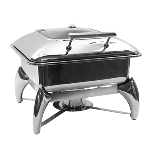 Tablecraft CW40176 2/3 Size Fuel Chafing Dish w/ Stand | 5 Qt.
