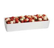 Tablecraft CW4020N Contemporary 2.38 Qt. Rectangular Bowl | Natural Finish
