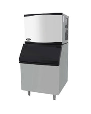 Atosa YR800-AP-261 810. lb Air Cooled Half-Dice Ice Machine w/ CYR400P 396 lb. Bin