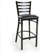 JustChair Manufacturing M20130-BLK-BVS-LOOSE Bar Stool, Indoor