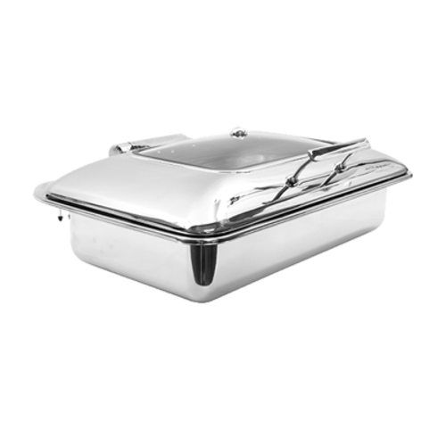 Tablecraft CW40161 Full Size Induction Chafing Dish w/ Stand | 9 Qt.