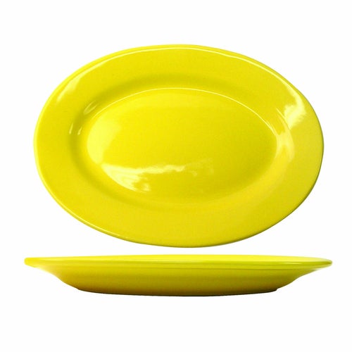 International Tableware CA-51-Y 15-1/2" x 10-1/2" Platter | Case of 12