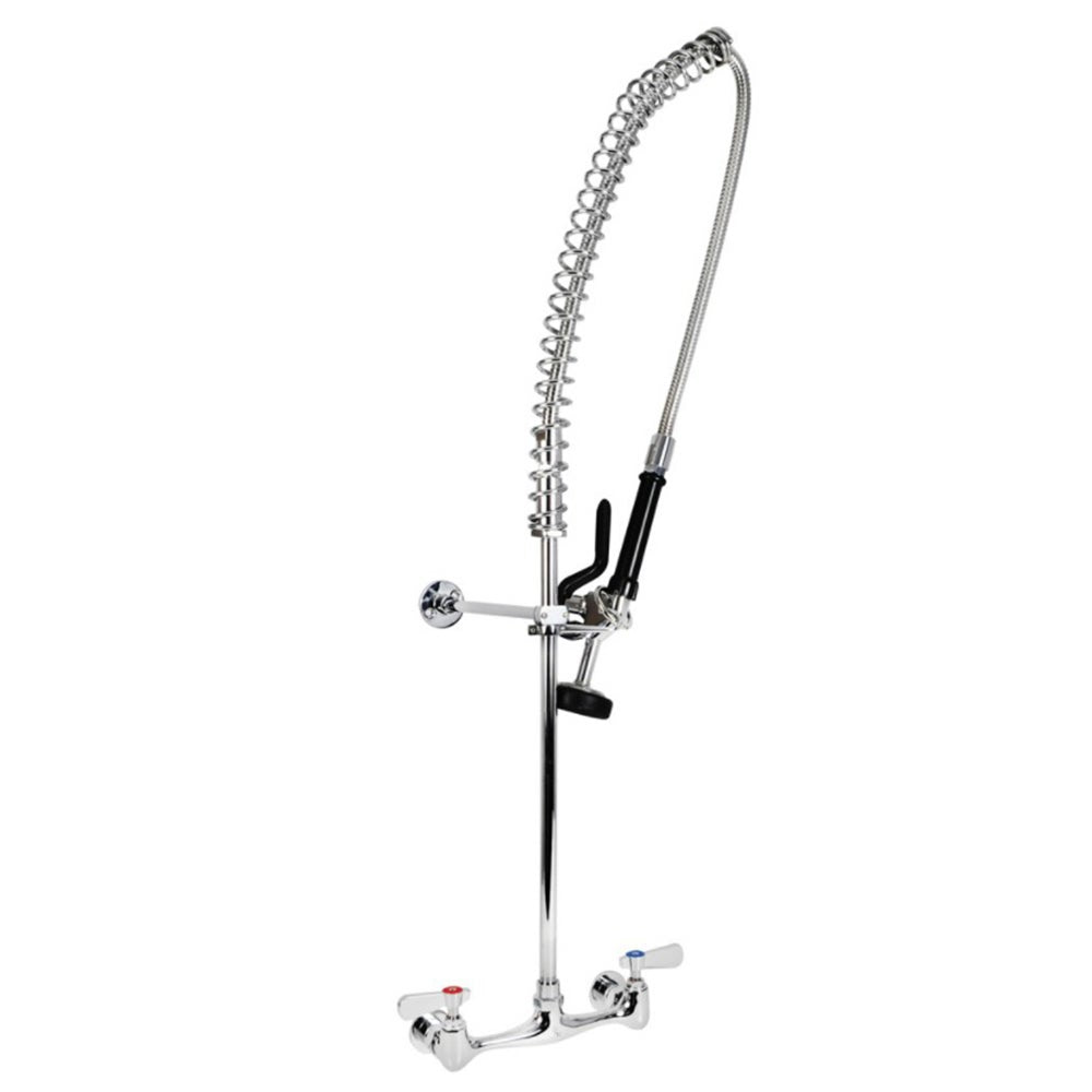 BK Resource BKF-VSMPR-WB-G WorkForce 8" Center Wall Mount Pre-Rinse Faucet