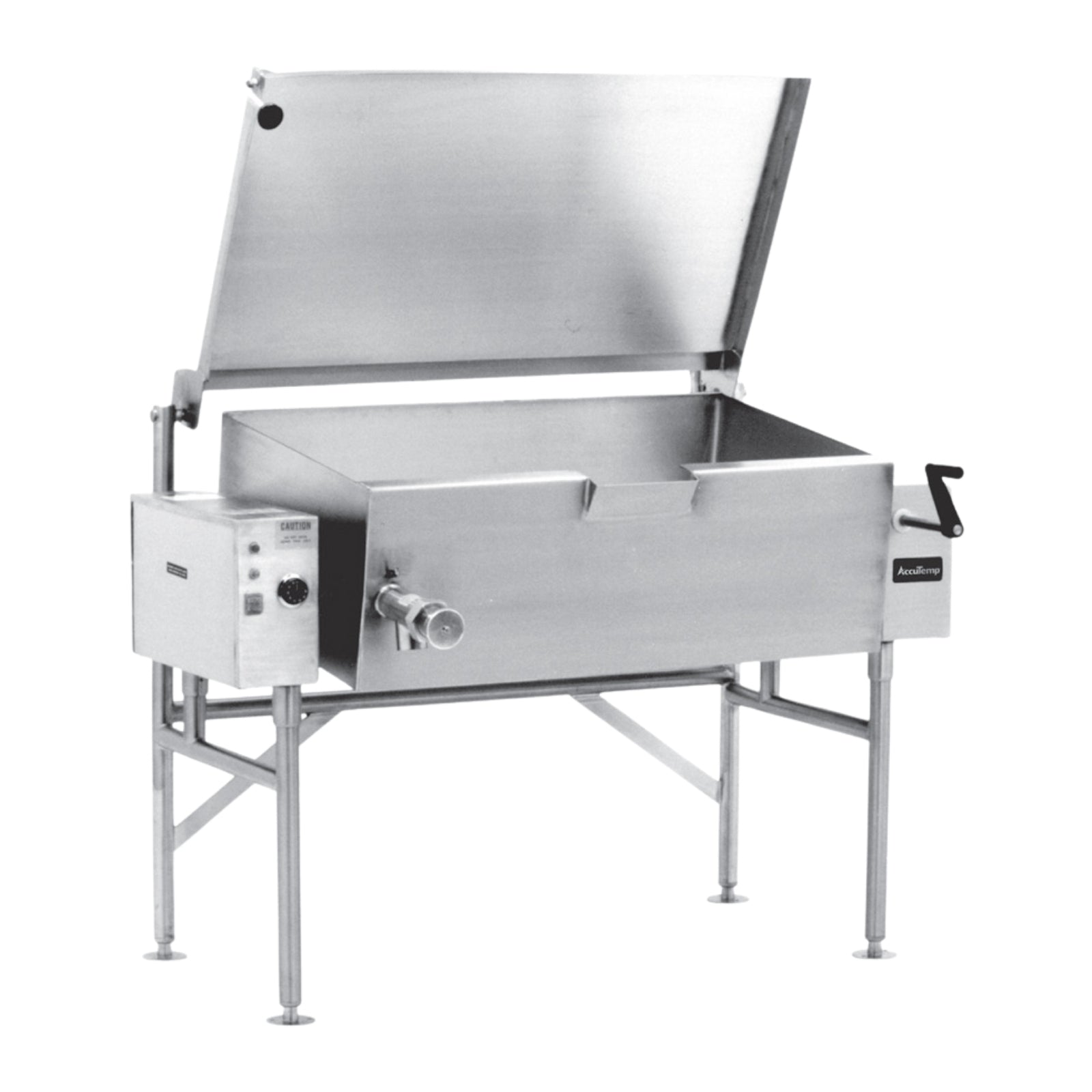 AccuTemp ALTES-40-QS 40-Gallon Electric Tilting Skillet Braising Pan