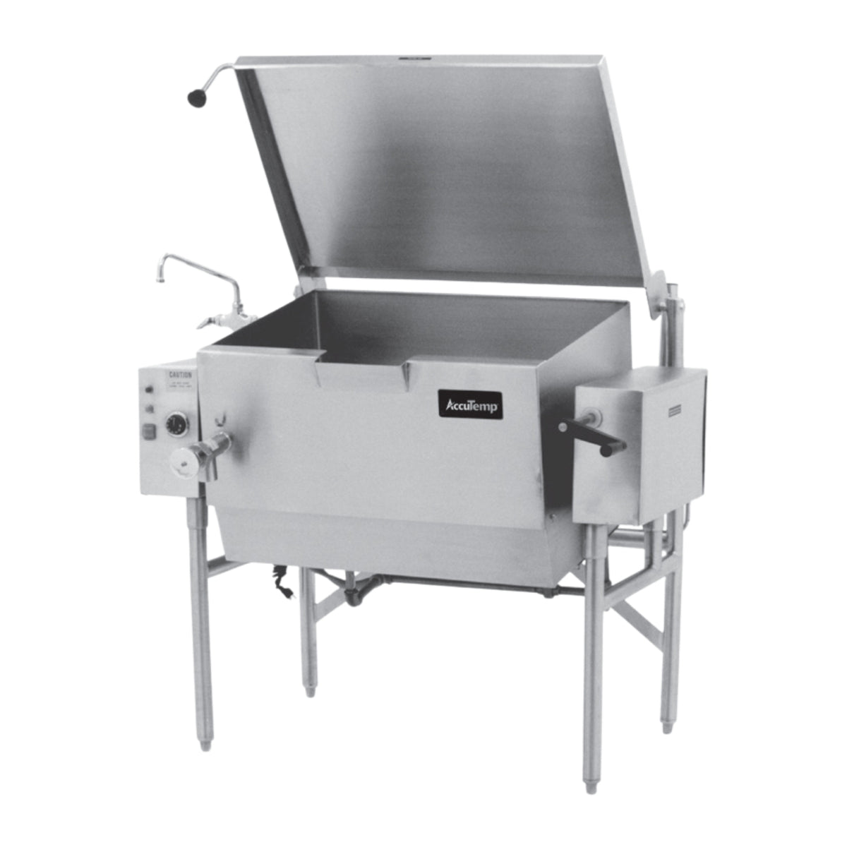 AccuTemp ALTGSE-30-QS 30-Gallon Gas Tilting Skillet Braising Pan