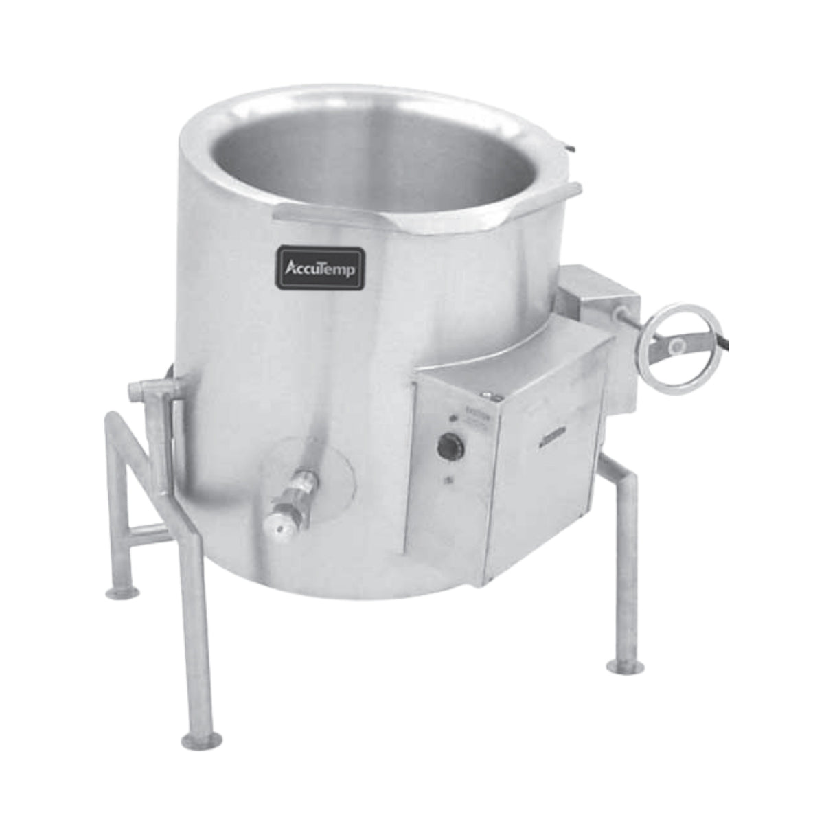 AccuTemp ALTWE-40 40-Gallon Electric 2/3 Jacket Tilting Kettle