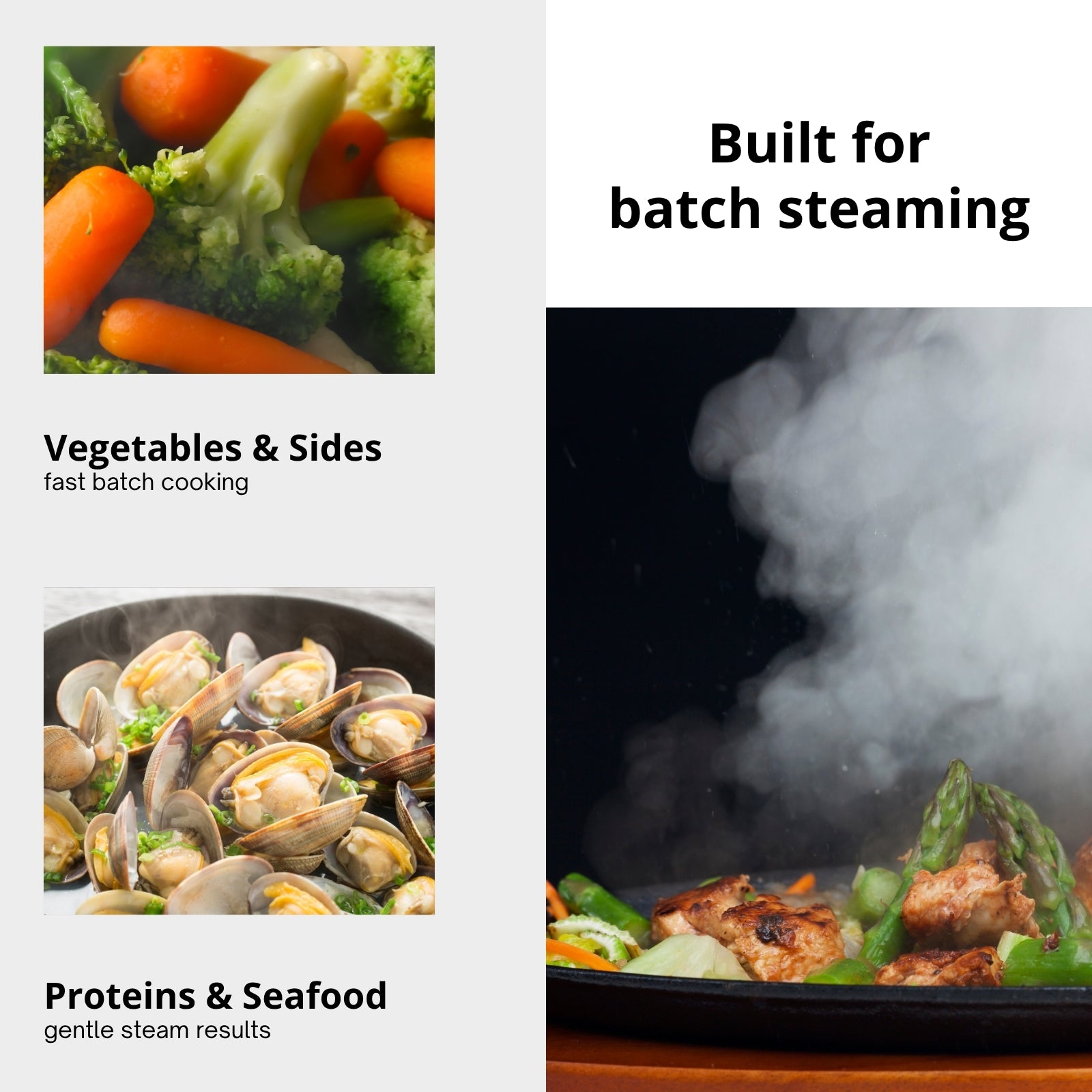 AccuTemp ACCU-N61201E060 DBL Steamer, Convection, Boilerless, Countertop