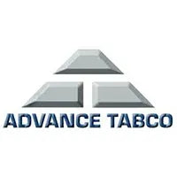 Advance Tabco logo with three pyramidal shapes on a white background