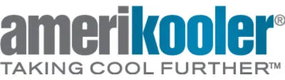 Amerikooler logo with tagline 'Taking Cool Further' on a white background