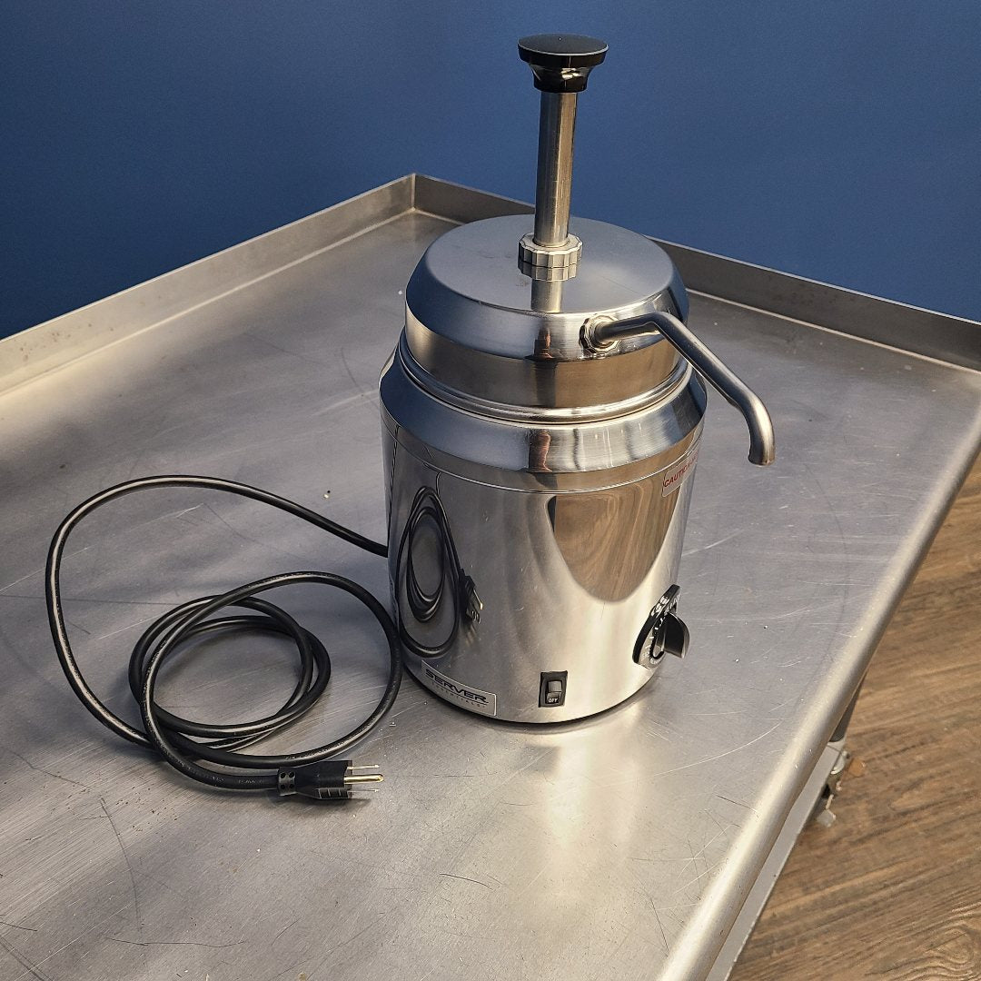 Server 82060 Food Topping Warmer & Pump Dispenser (Floor Model 1325)