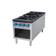 Comstock-Castle 2CSP18 18" 2-Burner Gas Stock Pot Range | 220,000 BTU
