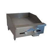 Comstock-Castle 3224TG 24" Thermostatic Countertop Gas Griddle | 50,000 BTU