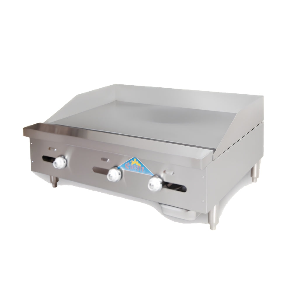 Comstock-Castle 3272TG 72" Thermostatic Countertop Gas Griddle | 150,000 BTU