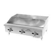 Comstock-Castle Diner Series 3848MG 48" Manual Countertop Gas Griddle | 120,000 BTU