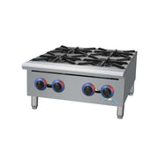Comstock-Castle CCGHP-4 24" 4-Burner Countertop Gas Hot Plate | 120,000 BTU