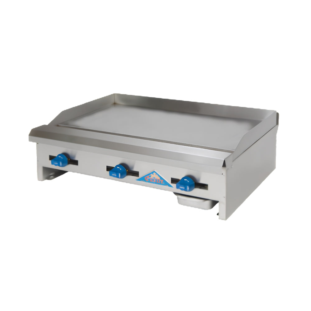 Comstock-Castle EG30 30" Manual Countertop Gas Griddle | 64,000 BTU
