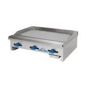 Comstock-Castle EG30 30" Manual Countertop Gas Griddle | 64,000 BTU