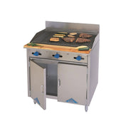 Comstock-Castle F33-36 36" Gas Griddle Range w/ Cabinet Base | 72,000 BTU