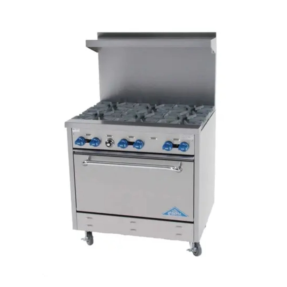 Comstock-Castle F33-36B 36" Gas Griddle & Cheesemelter Range w/ Cabinet Base | 72,000 BTU