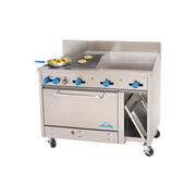 Comstock-Castle F33032-24-2RB 60" Gas Range w/ 2 Burners, Griddle, Charbroiler & 31" Oven | 168,000 BTU