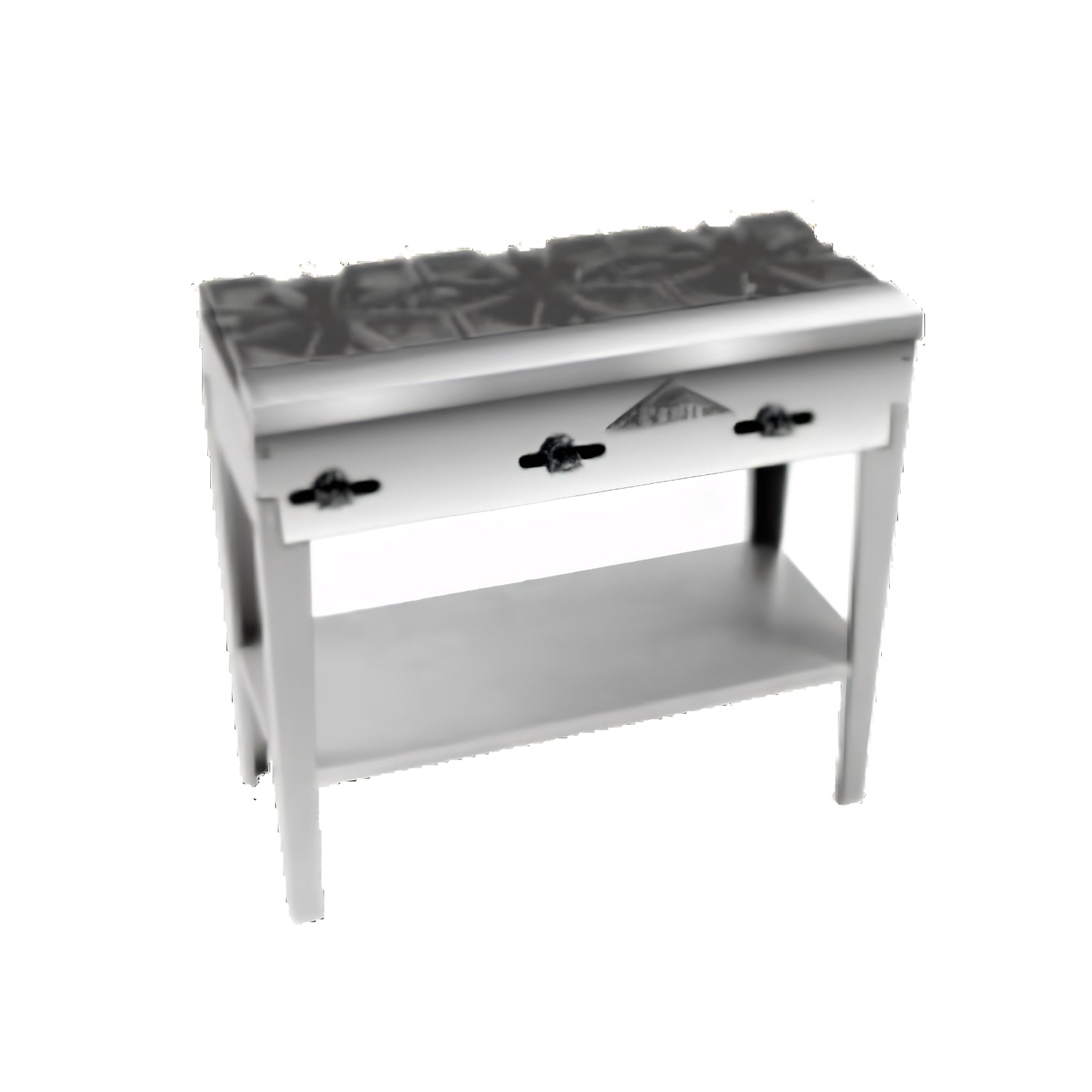 Comstock-Castle FHP3S 36" 3-Burner Countertop Gas Hot Plate | 72,000 BTU