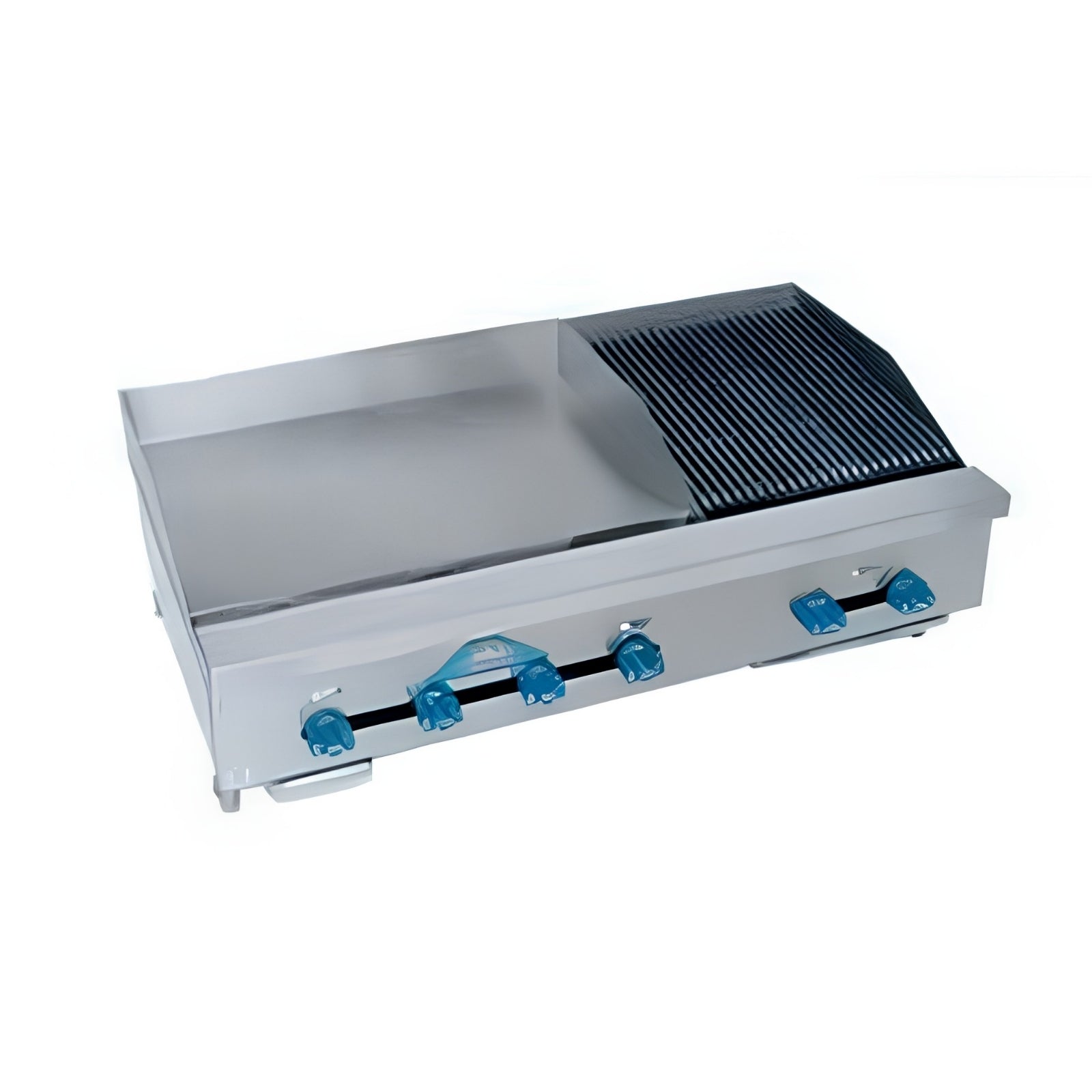 Comstock-Castle FHP54-30-2RB 54" Countertop Gas Griddle & Charbroiler Combo | 138,000 BTU