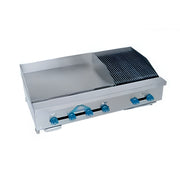 Comstock-Castle FHP54-30-2RB 54" Countertop Gas Griddle & Charbroiler Combo | 138,000 BTU