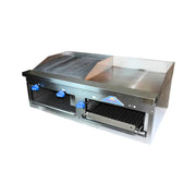 Comstock-Castle FHP60-2.5RB-30B 60" Countertop Gas Griddle, Charbroiler & Cheesemelter Combo | 152,000 BTU