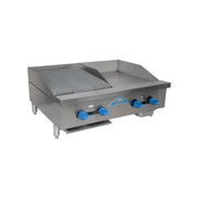 Comstock-Castle FHP60-30-2.5LB 60" Countertop Gas Griddle & Charbroiler Combo | 152,000 BTU