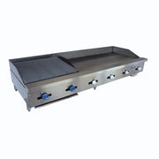 Comstock-Castle FHP72-48-1RB 72" Countertop Gas Hot Plate, Griddle & Charbroiler Combo | 187,000 BTU