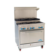 Comstock-Castle FSU3226 60" Gas 10-Burner Step-Up Range w/ (2) 26.5" Ovens | 230,000 BTU