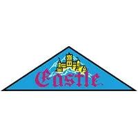 Logo of a company with a blue triangle and colorful text on a white background
