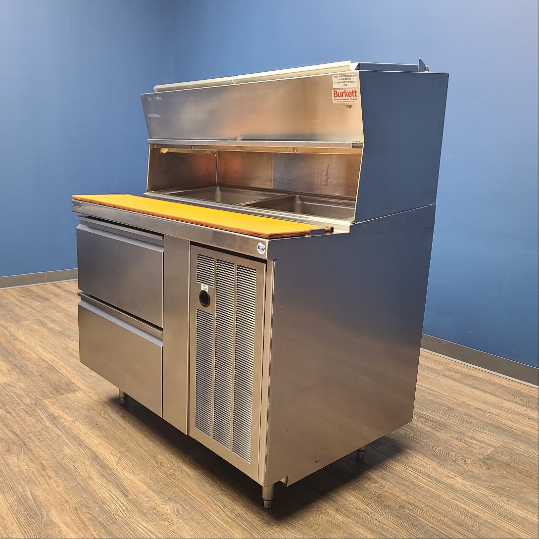 Delfield 4448NP-18M 48" 2-Door Refrigerated Mega Sandwich Prep Table (Demo Unit 1117)